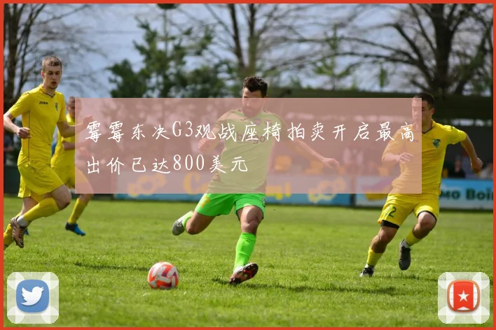 霉霉东决G3观战座椅拍卖开启最高出价已达800美元